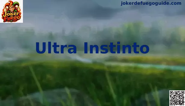 Representación visual del modo Ultra Instinto en Joker de Fuego con energía brillante y temática de fuego