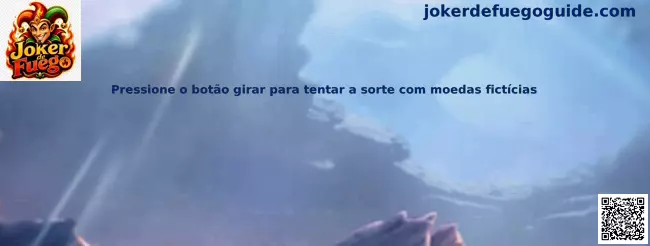 Botón girar con monedas ficticias de Joker de Fuego