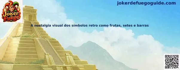 Símbolos retro de frutas, setas y barras en Joker de Fuego