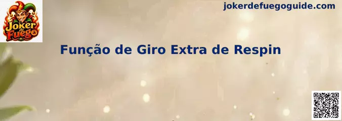 Função de Giro Extra de Respin en Joker de Fuego