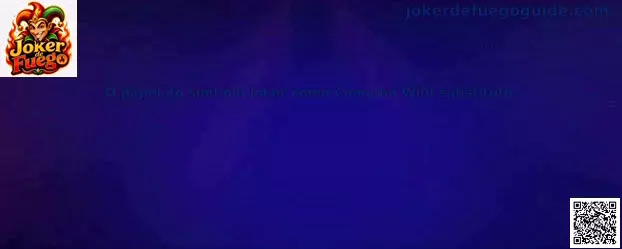 Símbolo Joker como comodín Wild sustituto