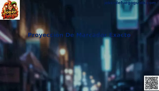 Proyección de marcador exacto
